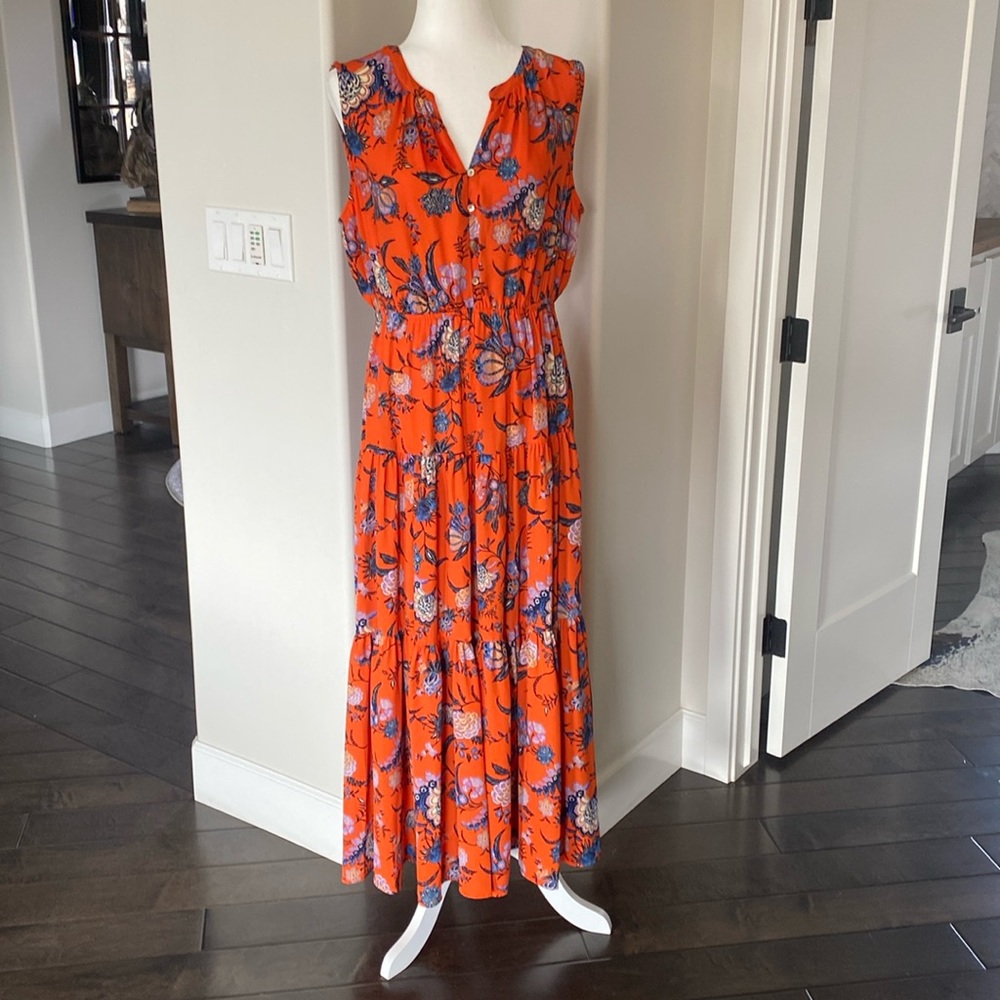 Daniel Rainn DR2 Tiered Maxi Dress
